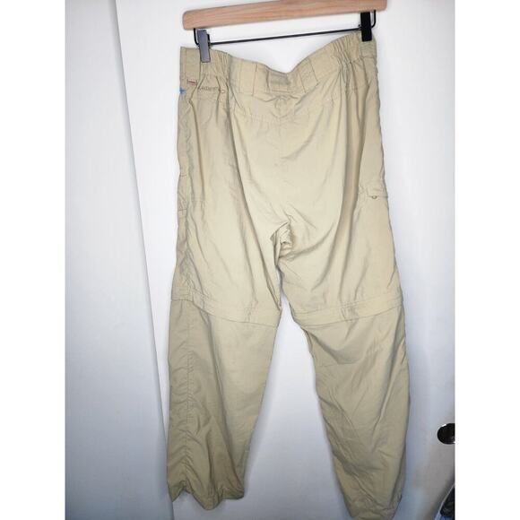 EUC ExOfficio Bugs Away Insect Shield Cargo Pants/Shorts Size‎ 8 Beige/Tan - Picture 2 of 5